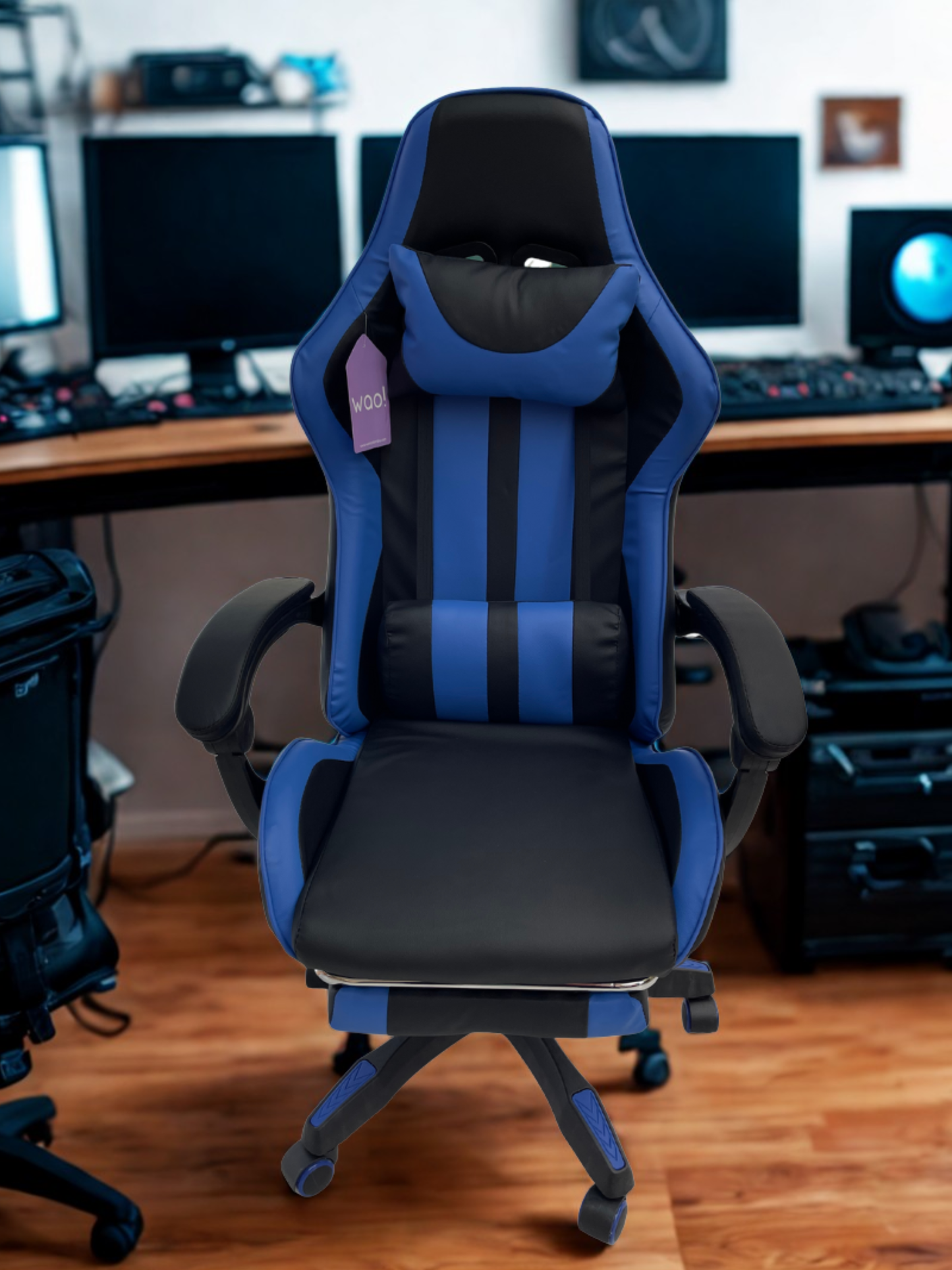Silla Gamer de Primera Generación Azul (Entrega en 1 a 3 días hábiles)