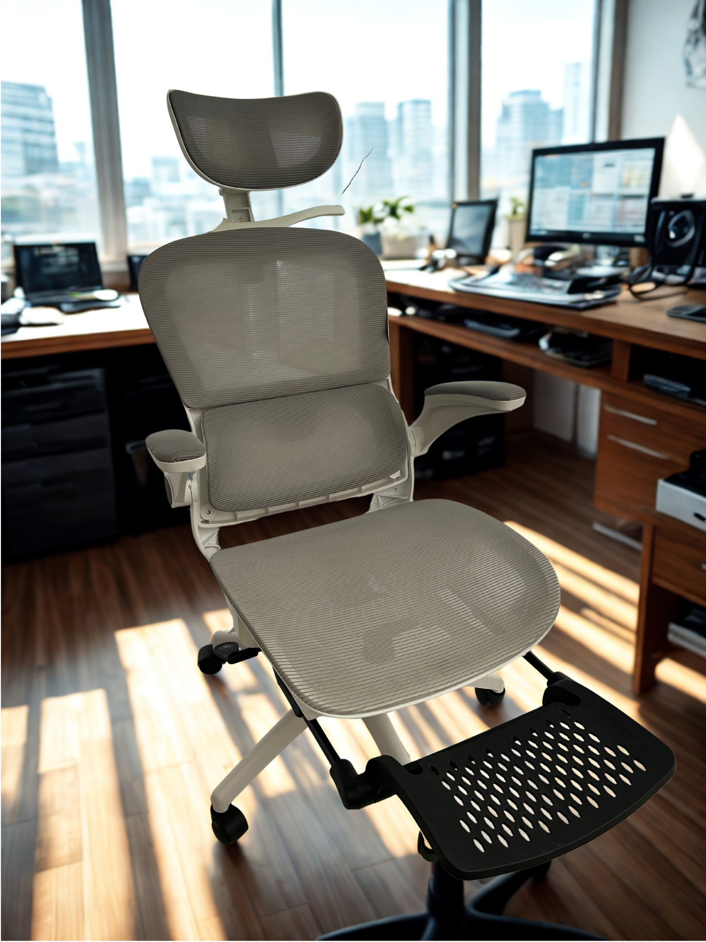 Silla Ergonomica de Oficina Premium 3D Gris (Entrega de 1 a 3 dias habiles)