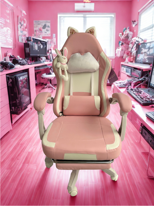 Silla Gamer Rosada 2G (Entrega de 1 a 3 días Hábiles)