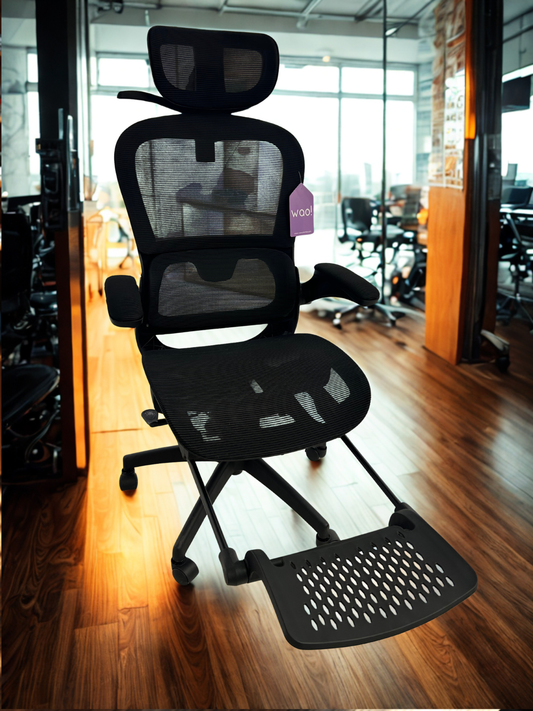 Silla Ergonomica de Oficina Premium 3D Negra (Entrega de 1 a 3 dias habiles)