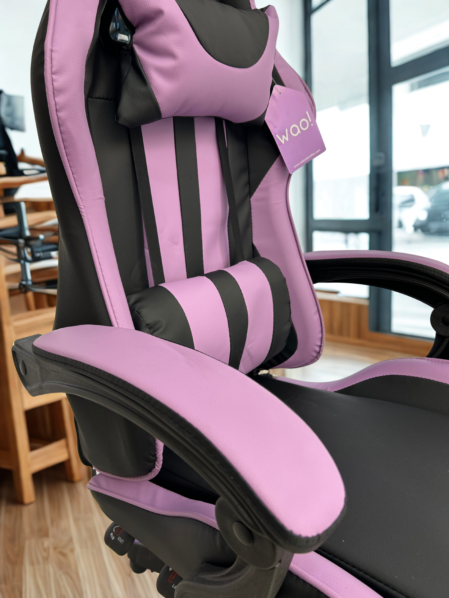 Silla Gamer de Primera Generación Lila(Entrega en 1 a 3 días hábiles)