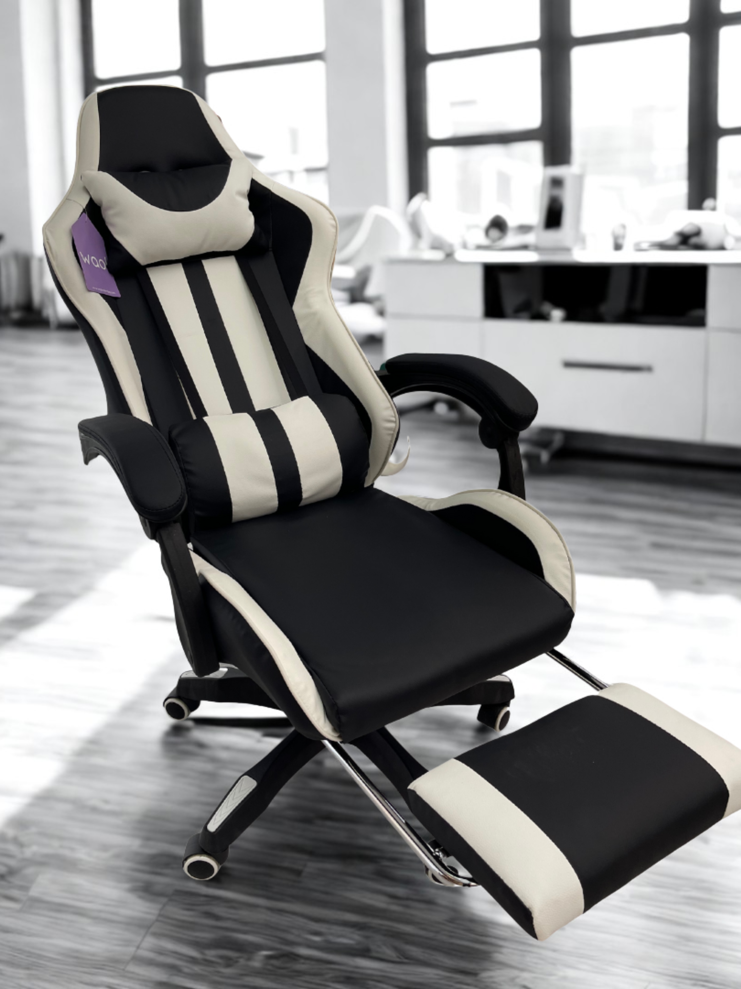 Silla Gamer de Primera Generación Blanca (Entrega en 1 a 3 días hábiles)