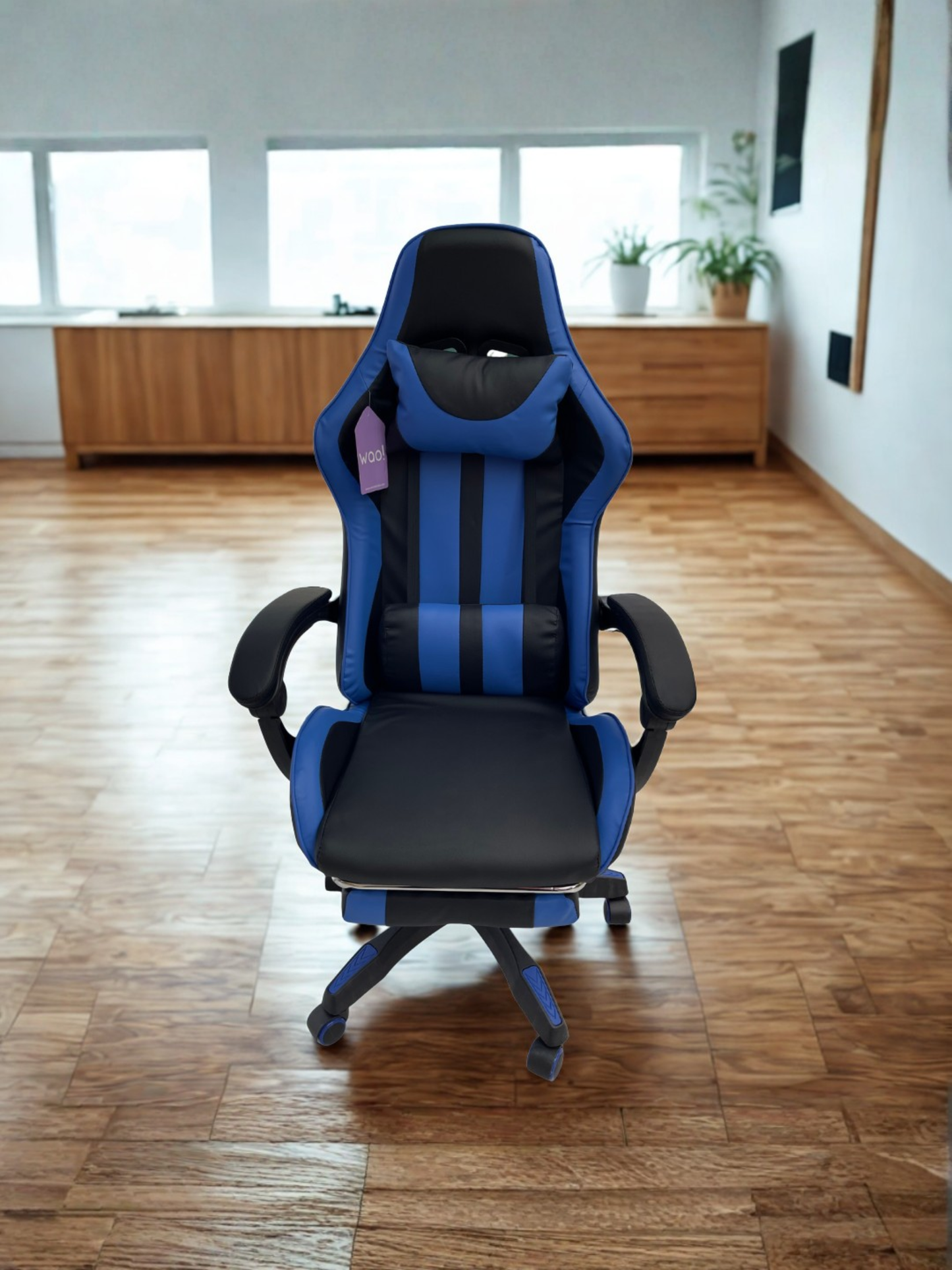 Silla Gamer de Primera Generación Azul (Entrega en 1 a 3 días hábiles)