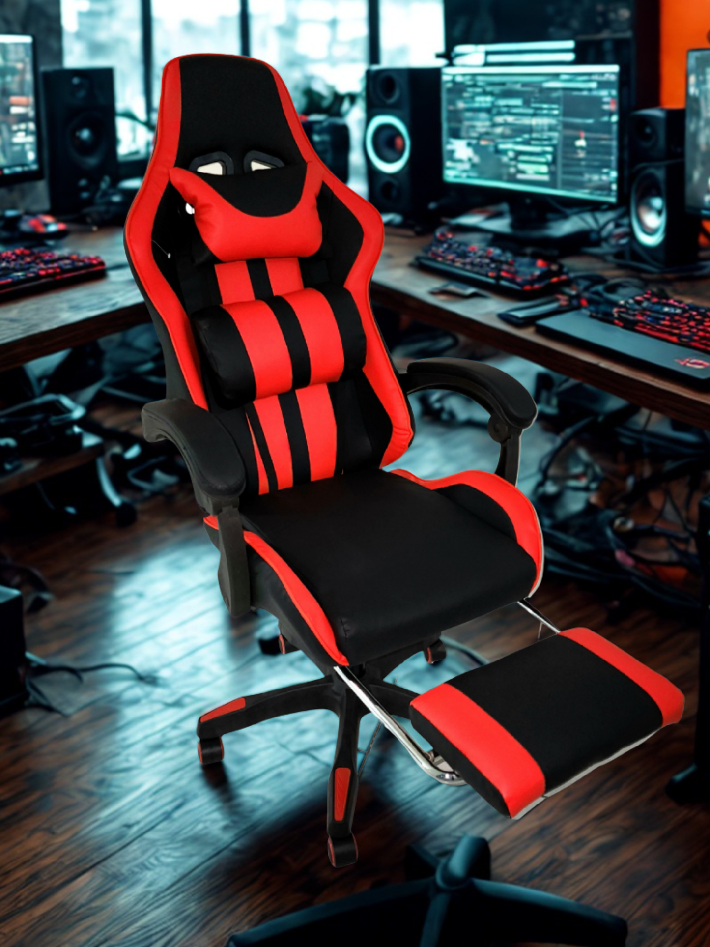 Silla Gamer de Primera Generación Roja (Entrega en 1 a 3 días hábiles)