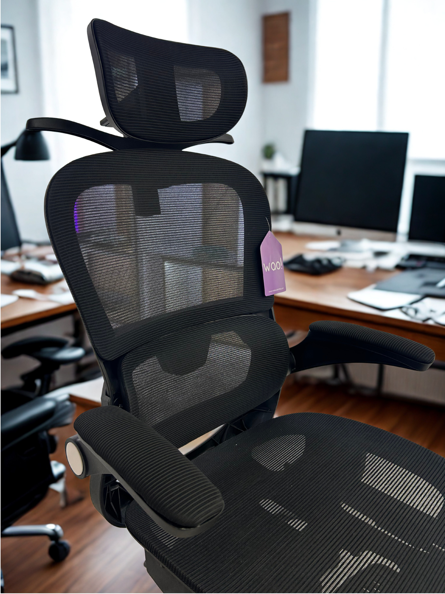 Silla Ergonomica de Oficina Premium 3D Negra (Entrega de 1 a 3 dias habiles)