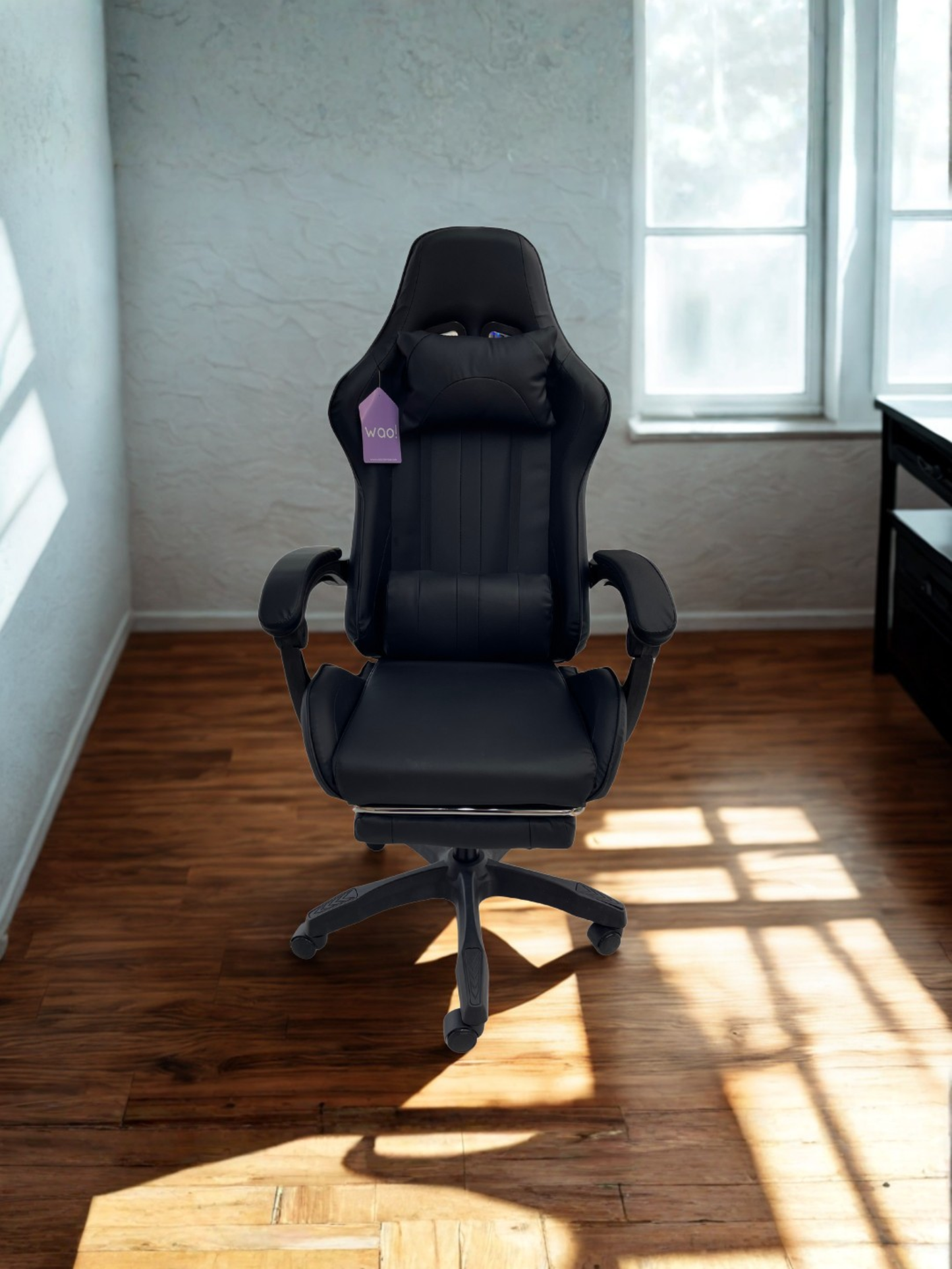 Silla Gamer de Primera  Generación Negra (Entrega en 1 a 3 días hábiles)