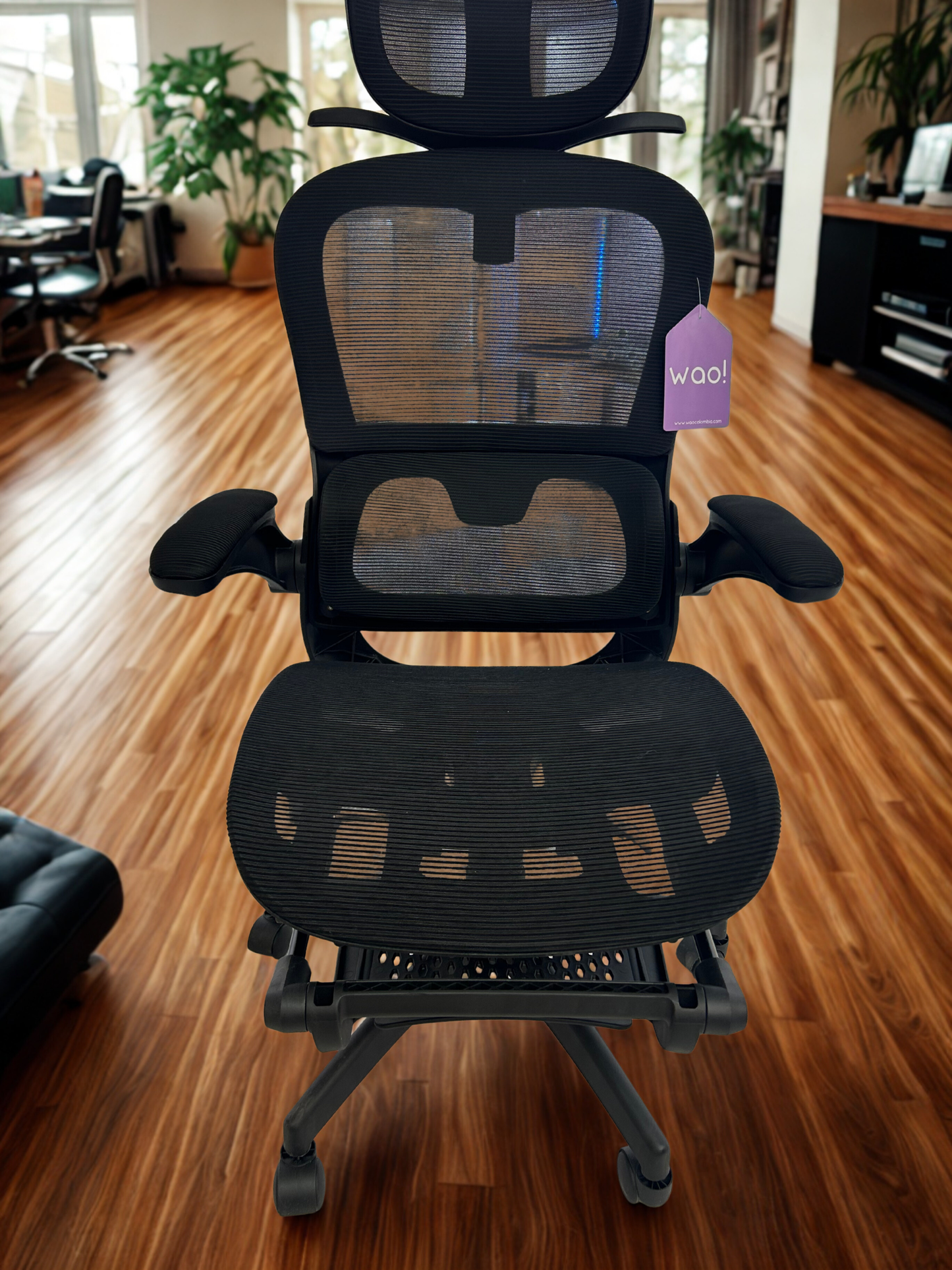 Silla Ergonomica de Oficina Premium 3D Negra (Entrega de 1 a 3 dias habiles)