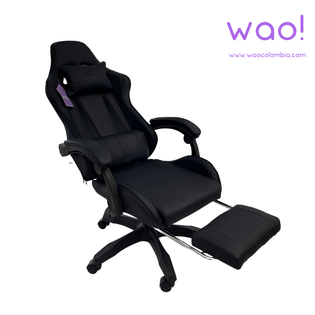 Silla Gamer de Primera Generación Negra