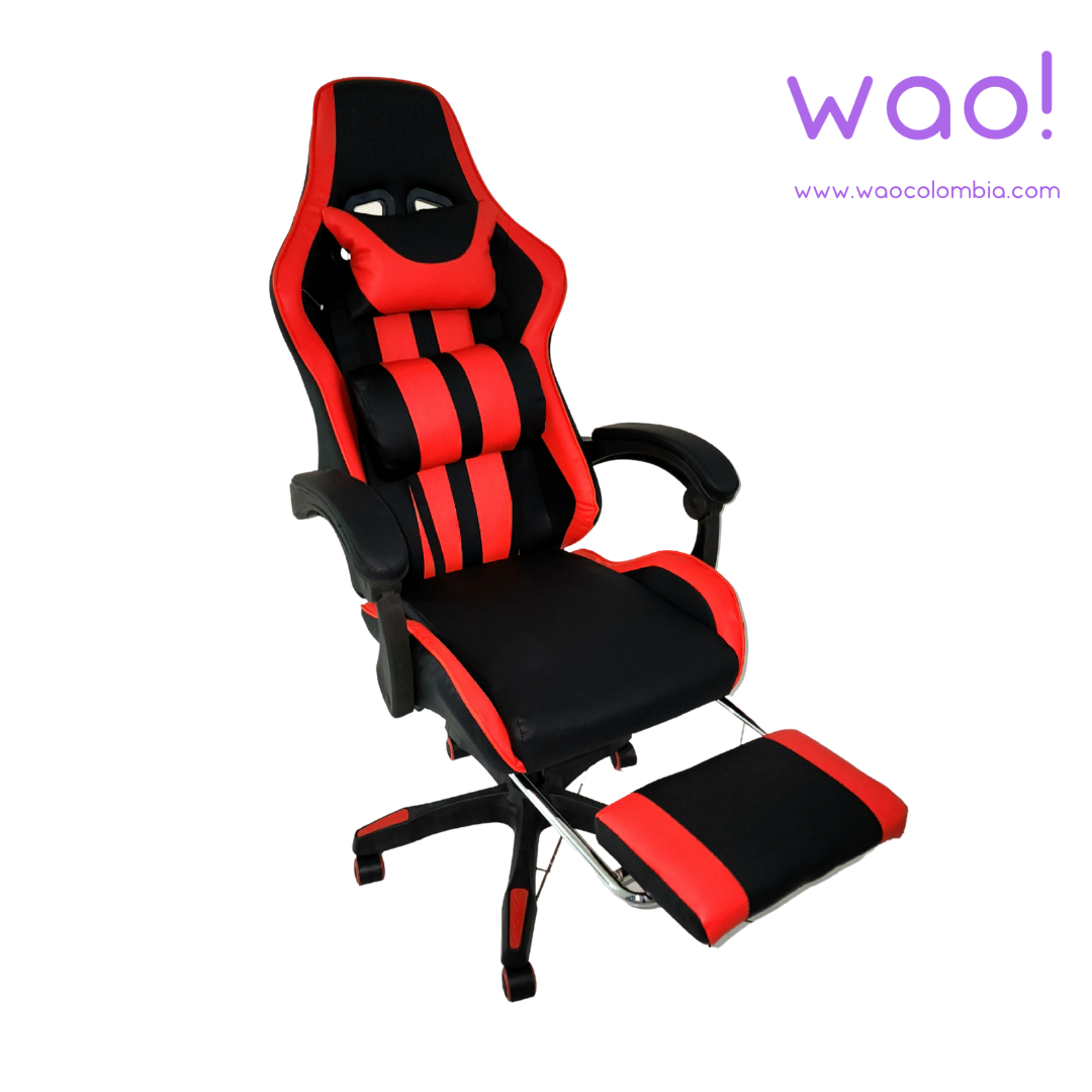 Silla Gamer de Primera Generación Roja